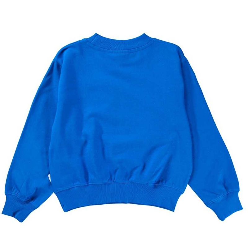Molo Marge Girls' Sweatshirts Cardigans Retro Blue | ZA0000463